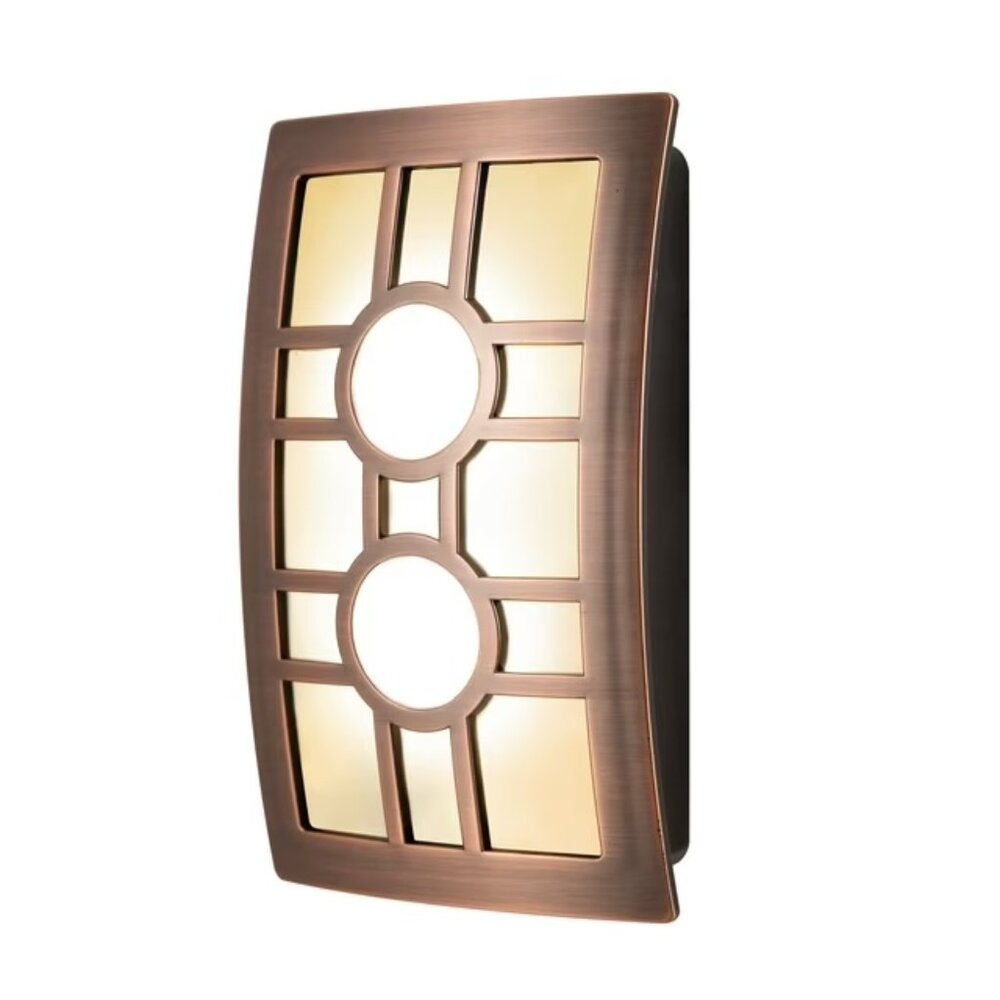 GE CoverLite LED Plug-In Night Light, Dusk to Dawn, Bronze Outlet Cover